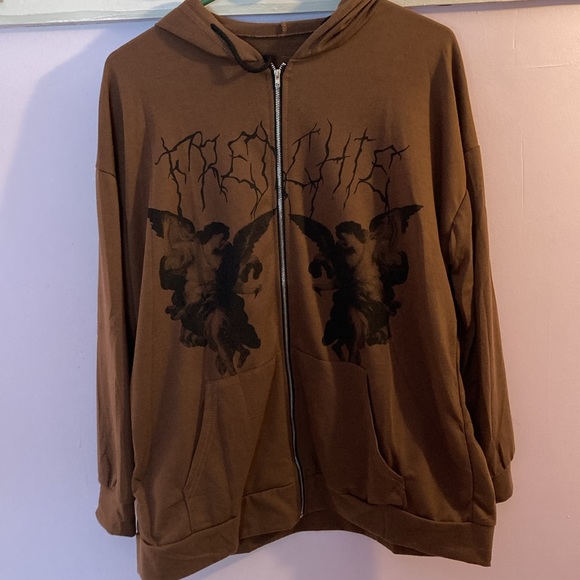 Vintage Y2K Zippered Hoodie - Picture 4 of 6